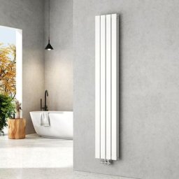 Emke - Radiateur eau chaude en acier, 180x30cm, Tube plat vertical double couche, Convient pour