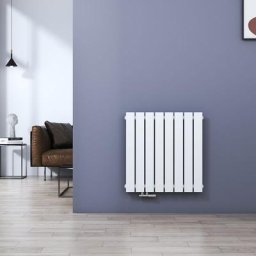 Meykoers - Radiateur à eau chaude 63x62cm vertical Blanc radiateur couche unique, radiateur