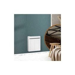 Keops radiateur à inertie fonte horizontal blanc 1000W - BJN3623FDAJ - Chaufelec