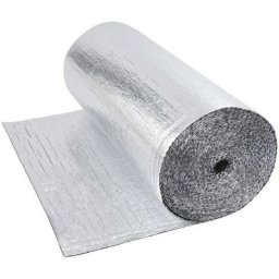 Isolant Thermique en Feuille Aluminisé a Bulles Double Face Isolation 3-4mm pour radiateur sol toit