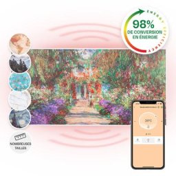 Klarstein - Wonderwall Air Art Smart Radiateur infrarouge connecté 120x60cm 700W a