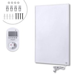 Panneau rayonnant 800W Chauffage infrarouge en cristal de carbone à distance avec thermostat