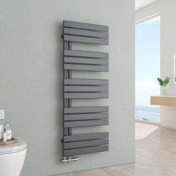 Sèche-serviettes eau chaude Radiateur eau chaude en acier Anthracite 1320x500mm 661 Watt