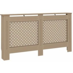 Cache-radiateur 152x19x81 cm mdf Vidaxl Marron