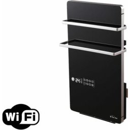 Porte-serviettes numérique 2000W avec contrôle wifi - Noir