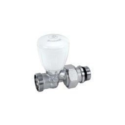 Robinet de radiateur droit 1/2 D18 Giacomini R432X034