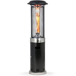 Chauffage de gaz 11kw avec des roulettes Chauffage d'appoint extérieur en inox Thermostat Poêle à