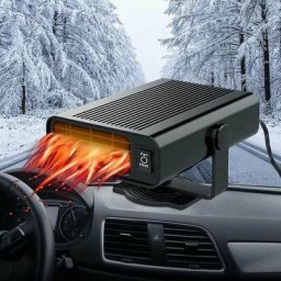 Chauffage de Voiture 2 en 1 12V 150W Dégivreur de désembuage Rapide de Voiture Portable Dégivreur