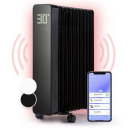 Klarstein - Radiateur à huile Sanford Smart - 2500 w - Minuterie - Ecran led - Commande tactile par