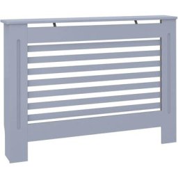 Vidaxl - Cache-radiateur Anthracite 112x19x81 cm mdf Anthracite