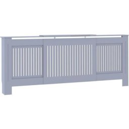 Cache-radiateur mdf Gris 205 cm Vidaxl Gris