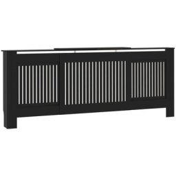 Cache-radiateur mdf Noir 205 cm Vidaxl Noir