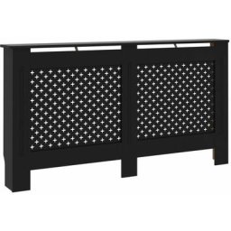 Cache-radiateur Noir 152x19x81 cm mdf Vidaxl Noir