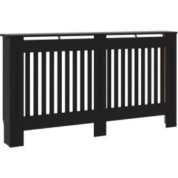 Cache-radiateur Noir 152x19x81 cm mdf Vidaxl Noir