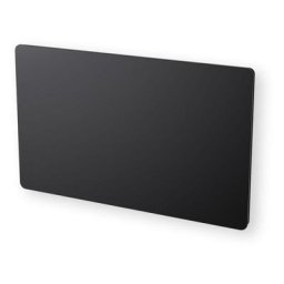 Carrera - panneau rayonnant en verre Noir lcd 1500W - Noir