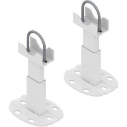 Paire de fixations au sol pour radiateur aluminium - pied avec système anti-dégagement pour