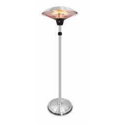 Parasol chauffant infrarouge - Chauffage électrique de terrasse 2100W - IP44 - 207cm - MaxxGarden
