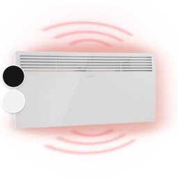 Klarstein - Hot Spot Slimcurve Chauffage 80x40 cm 40 m² 2000 w 5-40 °c IP24 blanc - Blanc