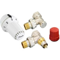 Danfoss 013G6551 Pack de têtes thermostatiques mécanique 8 à 28 °C - blanc