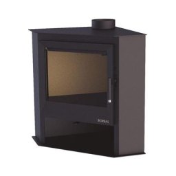 Poêle à Bois d'angle E7000 Boréal - Noir