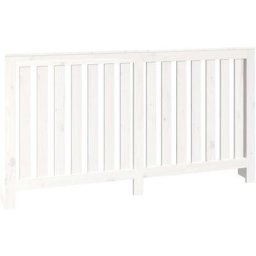 Cache-radiateur Blanc 153x19x84 cm Bois massif de pin Vidaxl Blanc
