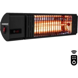 Chauffage de terrasse 2000W - Professionnel - Avec télécommande, minuterie, réglage de la chaleur