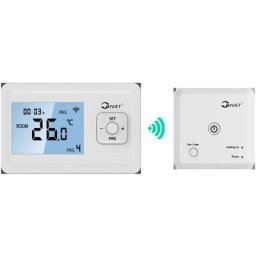 SIEMENS Thermostat d'ambiance programmable sans fil + 1 récepteur