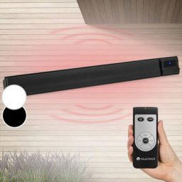Klarstein Chauffage Electrique à Infrarouge, Chauffage de Jardin 2400W, Télécommande, Minuterie,