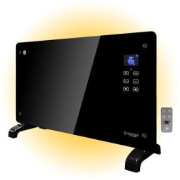 Radiateur Convecteur en verre 2000 w électrique,2 niveaux de chaleur, écran led tactile, Mode eco,