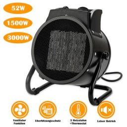 Aérotherme Radiateur soufflant électrique 3000W Chauffage électrique Chauffeur - Randaco