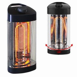 Chauffage Electrique Extérieur et Interieur - Oscillant 120° - Tubes fibre de Carbone