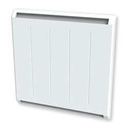 Radiateur a inertie Double Coeur Ceramique lcd 1000W - Blanc - Carrera