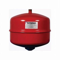 Vase d'expansion à membrane nu suspendu Gitral MB12 - 12 litres 3.9 Bars - Raccord 3/4 - 130G001200