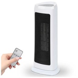 Radiateur à Inertie Radiateur Soufflant Céramique Oscilant 2000W Blanc - Blanc - Randaco