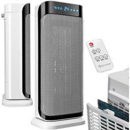 Radiateur soufflant avec télécommande - 2 000 W céramique radiateur soufflant Tour de chauffage
