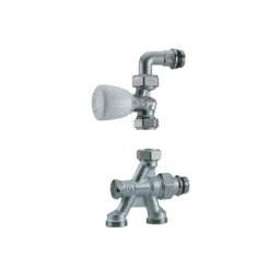 Robinet de radiateur monotube équerre 1/2 D16 Giacomini R436IX043