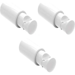 3 Supports en abs prêts à installer pour radiateurs sèche-serviettes - diamètre des tuyaux de ø 15