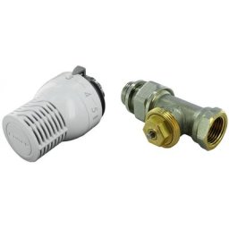 Kit thermostatique sensity droit 3/8JT - Inclus tête thermostatique Sensity M30 + corps