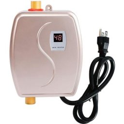 Mini chauffe-eau électrique sans réservoir – Petit chauffe-eau instantané 110 v, chauffe-eau sous