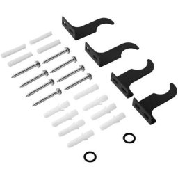 Meykoers - Support pour radiateur Anthracite support mur kit montage
