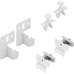 Paire de supports pour une installation rapide au mur, avec pinces et espaciers pour radiateur à