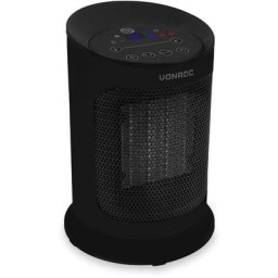 Vonroc - Radiateur électrique soufflant - 1200W/ 1800W – céramique fonction oscillation