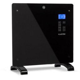 Norderney Chauffage à convection thermostat minuterie 1000W 20 m² noir