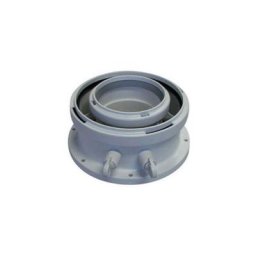 Adaptateur vertical avec prise de mesure 60/100 mm Elm Leblanc 7738112636