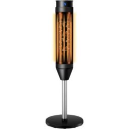 Radiateur Electrique Soufflant Céramique 1200/2000W avec Télécommande Thermostat Réglable Minuterie