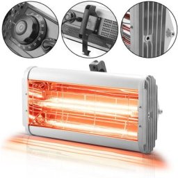 Stahlwerk - Sécheur de peinture infrarouge MIL-1200 st avec 1.200 watts, puissant sécheur