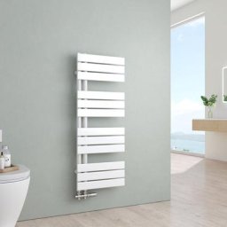 Sèche-serviettes eau chaude Radiateur eau chaude en acier Radiateur à panneau plat Blanc 1041x400mm
