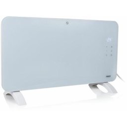 348151 Chauffage connect a panneau rayonnant en verre Blanc- 1500 Watt -Command via Wi-Fi