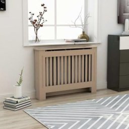 Cache-radiateur | Équipement pour radiateur 112x19x81 cm mdf 32144 - Brun
