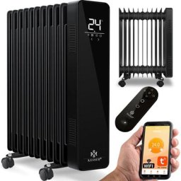 KESSER® Radiateur à bain d’huile 2 500 W Radiateur Chauffage électrique économe en énergie avec